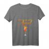 Damen Junggesellinnenabschied T-Shirt mit Blutgruppe Aperol und V-Ausschnitt - Farbenfrohes Wasserfarben Design für Bachelorette Party