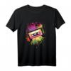 80er 90er Retro Vintage Kassette T-Shirt für Kinder – Perfekt für Musik, Party, Fasching & Karneval