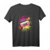 80er 90er Retro Vintage Kassette T-Shirt für Kinder – Perfekt für Musik, Party, Fasching & Karneval