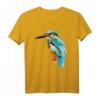 Eisvogel Vogel Aquarell T-Shirt – Kunstvolles Natur- und Tiermotiv für Streetwear, Casual & Kunstliebhaber