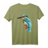 Eisvogel Vogel Aquarell T-Shirt – Kunstvolles Natur- und Tiermotiv für Streetwear, Casual & Kunstliebhaber