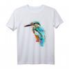 Eisvogel Vogel Aquarell T-Shirt – Kunstvolles Natur- und Tiermotiv für Streetwear, Casual & Kunstliebhaber