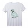 Schneeeule Eulen Illustration T-Shirt – Süßes Vogelmotiv, ideales Geschenk für Vogelliebhaber, Ornithologen & Eulenfans zu Weihnachten & Geburtstag