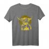 Schottisches Hochlandrind Highland Cow Geschenk T-Shirt – Perfekt für Rinderliebhaber, Landwirte & Bauernhof-Fans zum Geburtstag oder Vatertag