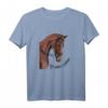 Pferdemädchen T-Shirt - Reiten, Pferdeliebe & Reitsport Geschenk für Mädchen, Damen & Frauen