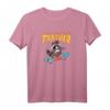 Trasher T-Shirt mit Waschbär und Skateboarding - Cooles Retro Tiermotiv für Skateboarder und Tierliebhaber