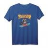Trasher T-Shirt mit Waschbär und Skateboarding - Cooles Retro Tiermotiv für Skateboarder und Tierliebhaber
