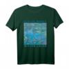 Monet Wasserlilien Modernes Kunst T-Shirt - Impressionismus Malerei Cover, Perfektes Geschenk für Kunstliebhaber, Studenten & Künstler
