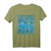 Monet Wasserlilien Modernes Kunst T-Shirt - Impressionismus Malerei Cover, Perfektes Geschenk für Kunstliebhaber, Studenten & Künstler