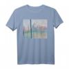 Monets Canal Grande Venedig Kunstmalerei T-Shirt - Klassisch geschnitten, ideal für Kunstliebhaber und Impressionismus-Fans