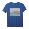 Monets Canal Grande Venedig Kunstmalerei T-Shirt - Klassisch geschnitten, ideal für Kunstliebhaber und Impressionismus-Fans