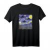 UFO Alien Entführung Starry Night Van Gogh Gemälde T-Shirt – Perfekt für Kunst- und UFO-Fans, als Geschenk für Geburtstag & Weihnachten