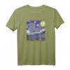 UFO Alien Entführung Starry Night Van Gogh Gemälde T-Shirt – Perfekt für Kunst- und UFO-Fans, als Geschenk für Geburtstag & Weihnachten