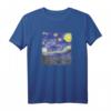 UFO Alien Entführung Starry Night Van Gogh Gemälde T-Shirt – Perfekt für Kunst- und UFO-Fans, als Geschenk für Geburtstag & Weihnachten