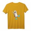 Lustiges T-Shirt mit tanzendem Blau-Tölpel – Witziges Tiermotiv für Vogel-Fans, Ornithologen und Humorliebhaber