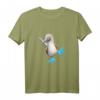 Lustiges T-Shirt mit tanzendem Blau-Tölpel – Witziges Tiermotiv für Vogel-Fans, Ornithologen und Humorliebhaber