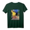 Van Gogh Geschenk: Café Terrasse bei Nacht Kunst T-Shirt - Impressionistische Kunst für Kunstliebhaber & Van Gogh Fans