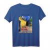 Van Gogh Geschenk: Café Terrasse bei Nacht Kunst T-Shirt - Impressionistische Kunst für Kunstliebhaber & Van Gogh Fans