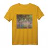 Monet's Der Künstlergarten in Giverny Impressionismus Kunst T-Shirt – Klassisch geschnitten, perfekt für Kunstliebhaber und Impressionismus-Fans