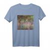 Monet's Der Künstlergarten in Giverny Impressionismus Kunst T-Shirt – Klassisch geschnitten, perfekt für Kunstliebhaber und Impressionismus-Fans
