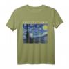 Sternennacht von Vincent van Gogh | Berühmtes Gemälde T-Shirt für Kunstliebhaber, Studenten & Lehrer