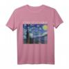 Sternennacht von Vincent van Gogh | Berühmtes Gemälde T-Shirt für Kunstliebhaber, Studenten & Lehrer