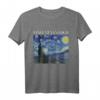 Sternennacht von Vincent van Gogh | Berühmtes Gemälde T-Shirt für Kunstliebhaber, Studenten & Lehrer