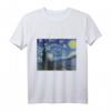 Sternennacht von Vincent van Gogh | Berühmtes Gemälde T-Shirt für Kunstliebhaber, Studenten & Lehrer