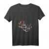 Damen Iranisches Gedicht in Farsi-Kalligraphie - Vintage Design T-Shirt mit V-Ausschnitt, Perfekt als Geschenk für Iraner und Farsi-Sprecher in den USA