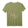 Damen Iranisches Gedicht in Farsi-Kalligraphie - Vintage Design T-Shirt mit V-Ausschnitt, Perfekt als Geschenk für Iraner und Farsi-Sprecher in den USA