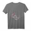 Damen Iranisches Gedicht in Farsi-Kalligraphie - Vintage Design T-Shirt mit V-Ausschnitt, Perfekt als Geschenk für Iraner und Farsi-Sprecher in den USA