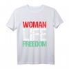 Woman Life Freedom Iran Patriotisches Langarmshirt mit Slogan – Vintage Look für Unterstützung iranischer Frauen und Freiheit