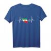 Iranische Flagge Herzschlag EKG T-Shirt – Patriotisches Geschenk für Iran-Fans und Freunde