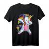 Dabbing Unicorn T-Shirt für Mädchen, Frauen & Kinder – Rainbow Unicorns, Trendiges Fantasy-Design für Unicorn Squad, Tänzer & Einhorn-Liebhaber