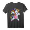 Dabbing Unicorn T-Shirt für Mädchen, Frauen & Kinder – Rainbow Unicorns, Trendiges Fantasy-Design für Unicorn Squad, Tänzer & Einhorn-Liebhaber