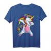 Dabbing Unicorn T-Shirt für Mädchen, Frauen & Kinder – Rainbow Unicorns, Trendiges Fantasy-Design für Unicorn Squad, Tänzer & Einhorn-Liebhaber