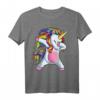 Dabbing Unicorn T-Shirt für Mädchen, Frauen & Kinder – Rainbow Unicorns, Trendiges Fantasy-Design für Unicorn Squad, Tänzer & Einhorn-Liebhaber