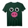 Schweinekostüm Halloween Schwein Gesicht T-Shirt für Kinder, Frauen und Männer – Lustiges Tierkostüm für Partys