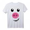 Schweinekostüm Halloween Schwein Gesicht T-Shirt für Kinder, Frauen und Männer – Lustiges Tierkostüm für Partys