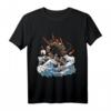 Sushi Drache Japanisches Monster Fantasy Art T-Shirt - Perfektes Geschenk für Anime, Manga & Sushi Fans