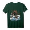 Sushi Drache Japanisches Monster Fantasy Art T-Shirt - Perfektes Geschenk für Anime, Manga & Sushi Fans