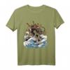 Sushi Drache Japanisches Monster Fantasy Art T-Shirt - Perfektes Geschenk für Anime, Manga & Sushi Fans