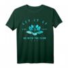Let it go and go with the flow Achtsamkeit Meditation Damen T-Shirt – Inspirierende Kleidung für Meditation, Yoga & spirituelle Ruhe