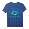 Let it go and go with the flow Achtsamkeit Meditation Damen T-Shirt – Inspirierende Kleidung für Meditation, Yoga & spirituelle Ruhe