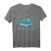 Let it go and go with the flow Achtsamkeit Meditation Damen T-Shirt – Inspirierende Kleidung für Meditation, Yoga & spirituelle Ruhe