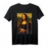 Mona Lisa Kunst T-Shirt – Klassisches Meisterwerk von Leonardo da Vinci, Perfekt als Geschenk für Kunstliebhaber, Lehrer & Professoren zu Weihnachten & Geburtstag