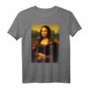 Mona Lisa Kunst T-Shirt – Klassisches Meisterwerk von Leonardo da Vinci, Perfekt als Geschenk für Kunstliebhaber, Lehrer & Professoren zu Weihnachten & Geburtstag