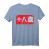18 Jahre Japanisch Kanji Manga Schrift Geburtstag Teenager T-Shirt – Perfektes Geschenk für Manga & Anime Fans