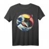 Lustiges Große Welle Kawaii Katze Hai Kätzchen T-Shirt – Japanisches Design, Anime & Streetwear Style, Perfekt für Kunst- und Japan-Fans