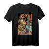 Retro Vintage Drache gegen riesigen Tiger Japanisches T-Shirt - Episches Anime- und Manga-Design für Kunstliebhaber und Japan-Fans